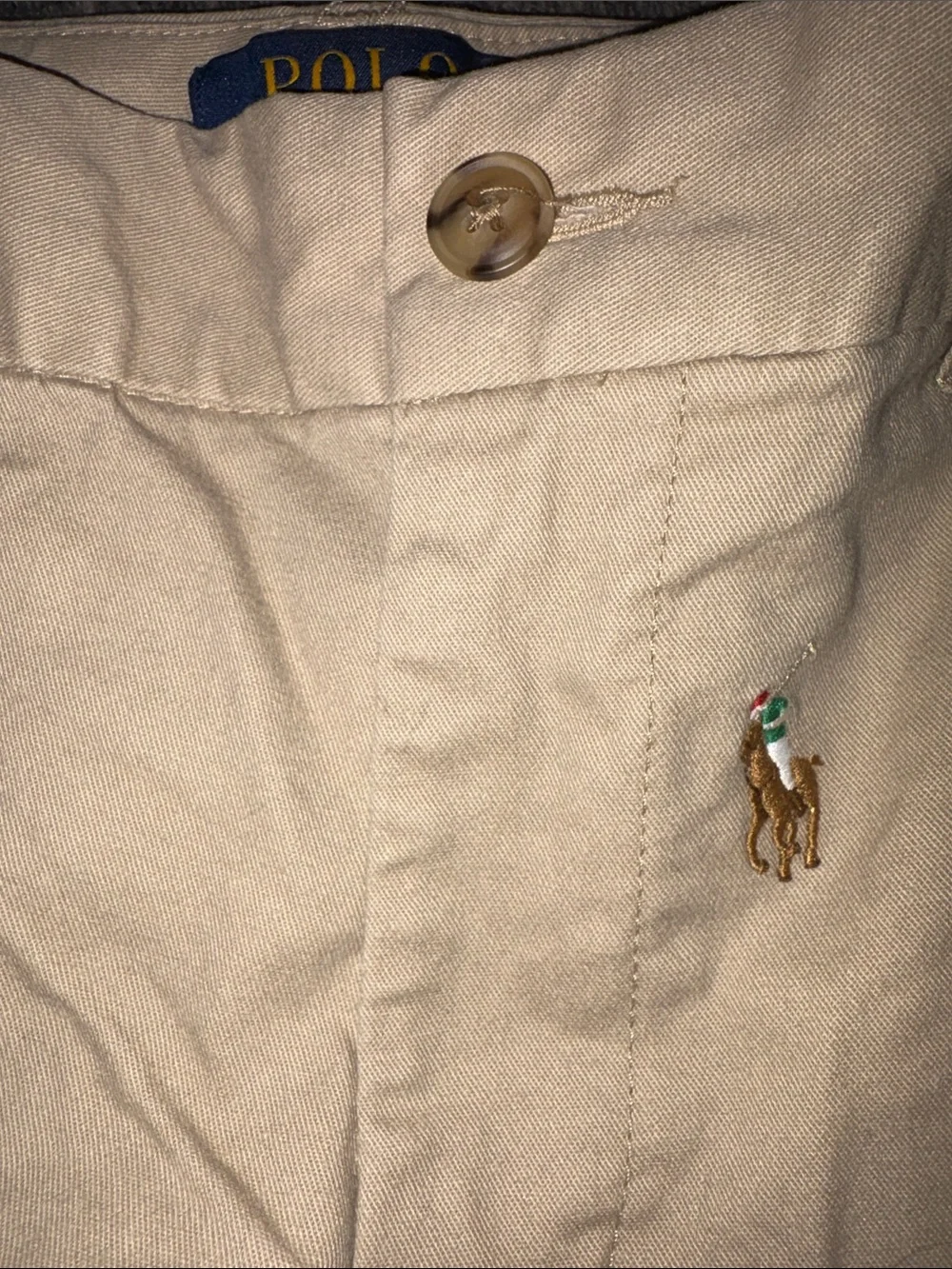 SLD VNTD Polo Ralph Lauren Boys’ Polo Pony Stretch Chino Shorts, Size 10